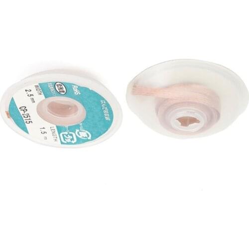 JimBon 2pcs CP-2515 2.5 x 1.5m Soldering Iron Solder Remover Desoldering Clean Wick for Welding Tools