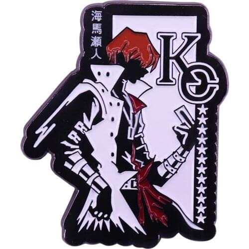 Yu-Gi-Oh Seto Kaiba enamel pin comics game fans collection