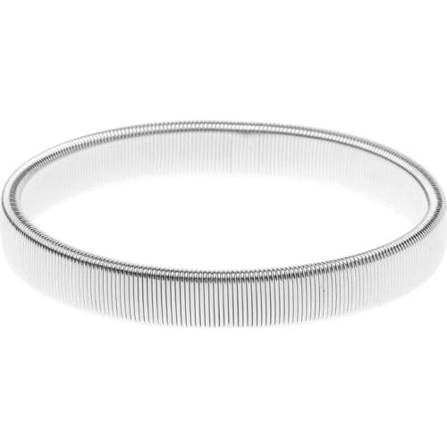 Arm Warmer Shirt Sleeve Holder Metal Anti-Slip Elastic Bracelets Stretch Armband Y1UA