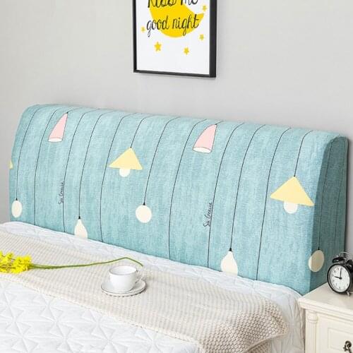 Washable Bed Head Cover Printed Elastic All-inclusive Headboard Cover Dustproof Bed Head Back Protector Bedspreads Home Decor
