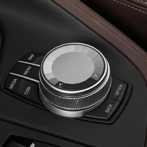 New Arrival Car Multimedia Button Crystal Knob Cover For BMW 1 3 5 Series F06 F12 F10 F11 F18 F07 F20 F21 F30 F25 F26 F15 F16