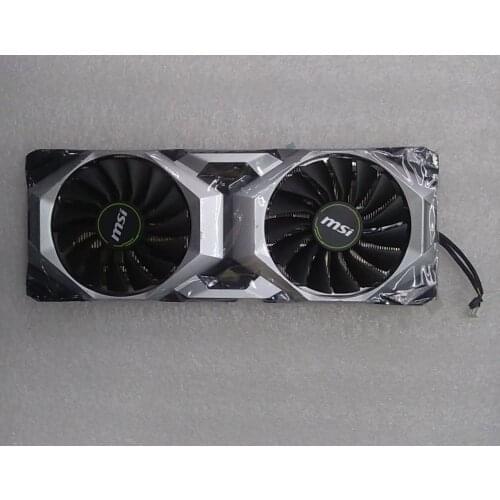 DIY 4pin graphics card cooler Used radiator For MSI GeForce RTX 2080Ti VENTUS 11G Cooling Fans heat sink