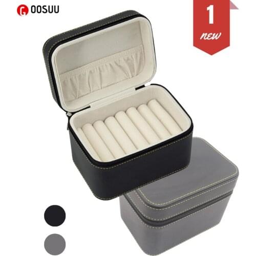 PU Jewelry Organizer box makeup Organizer Bracelets Earring&Ring casket packaging case box Necklace container Collection gift