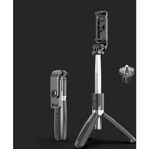Portable Tripod Selfie Pole Mobile Phone Rechargeable Bluetooth Remote Control TripodPole For Selfie Mobile Phone Live Broadcas