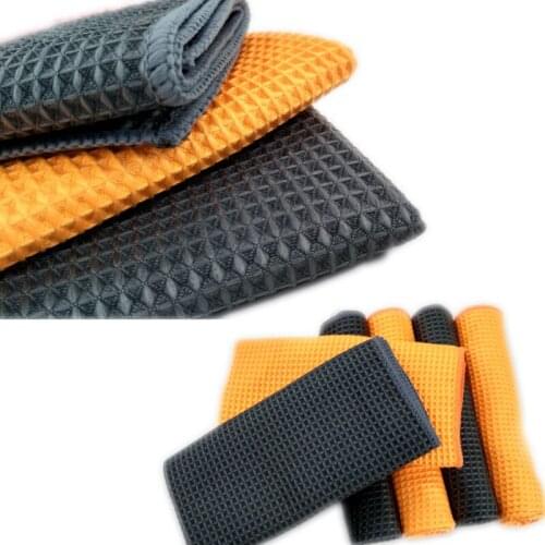 Microfiber Cleaning Cloth Car Wax Polishing Detailing Towel Cleaning Wash Traceless Duster Cloth Kitchen Cleaner 40x40cm