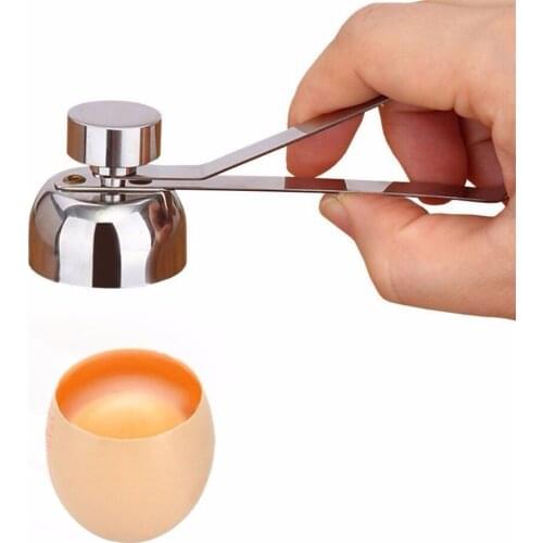 Raw Egg Topper Eggshell Opener Cracker Breaker Helper Stainless Steel Egg Sheller Egg Tool Kitchen Gadgets Tools