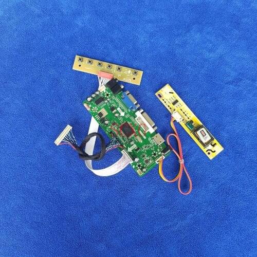VGA DVI HDMI-compatible 2CCFL Fit B170PW02/B170PW04/B170PW07 M.NT68676 drive controller card Kit LVDS 30-Pin 1440*900 LCD screen