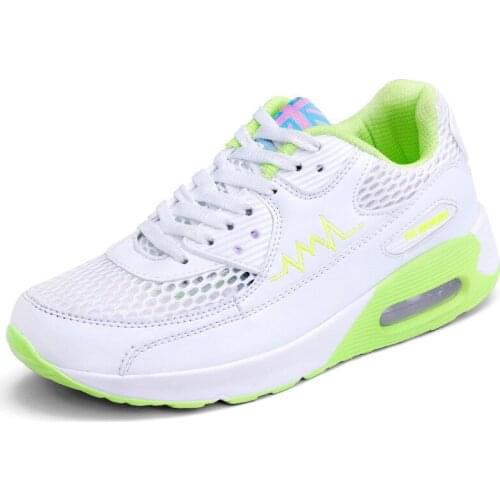 Shoes Woman Jogging Fitness Air Cushion Running Shoes Sports Girl Single Travel Shoes Flattie Sneaker Vogue Women Shoes