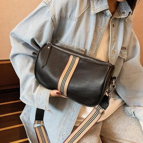 Women Crossbody Bag Designer Women Shoulder High Quality Female Bag The New 100% cowhide Single zipper Women Messenger Bags Soft