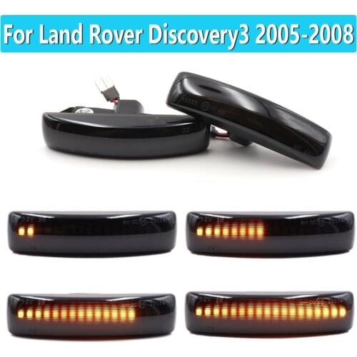 1 Pair Car LED Amber Turn Signal Lamp Side Marker Light For Land Rover Range Rover Sport Discovery LR3 LR4 Freelander LR2