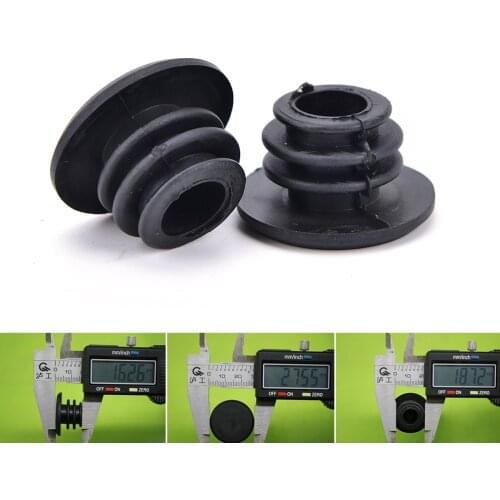 1Pair Black Cycle Road MTB Bike Handlebar End Lock-On Plugs Bar Grips Caps Covers Bicycle Parts