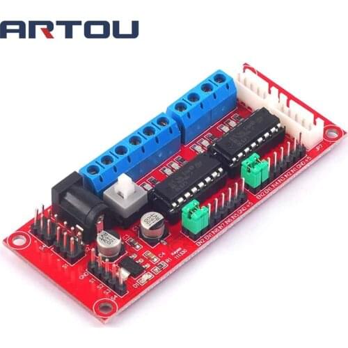 4 DC Motor Driver Module / 4WD Car / L293D Module Smart Car Robot for arduino Diy Kit