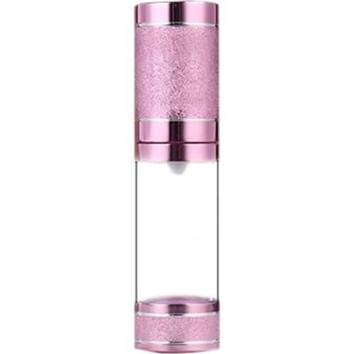 500pcs Pink Cosmetic Airless Lotion Bottle 15ml 30ml 50ml Refillable perfume bottles Pump Dispenser Bottles spray Container