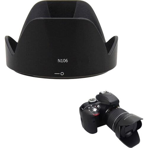 HB-N106 HB N106 HBN106 Lens Hood 55MM Reversible Camera Lens Accessories For Nikon D5600 D3400 D5500 D3300 D3200 AF-P18-55