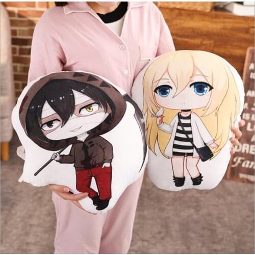 Anime Angels of Death Rachel Isaac Zack Ray Plush Toys Stuffed Plush 20-45cm Pillow #613 for Kids Boys Children Birthday Gift