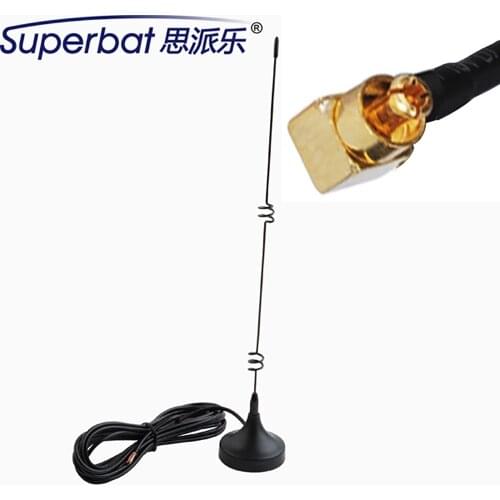 Superbat 5dbi GSM/UMTS/HSPA/CDMA/3G Antenna MC-Card Plug RA for Option Wireless GlobeSurfer II GlobeSurfer III Magnetic 3M