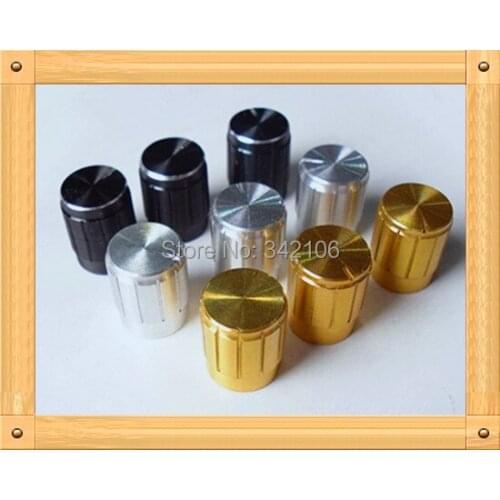 Free Shipping!!! 5pcs Aluminum potentiometer knob / volume control knob cap / DIY preferred audio assembly accessories