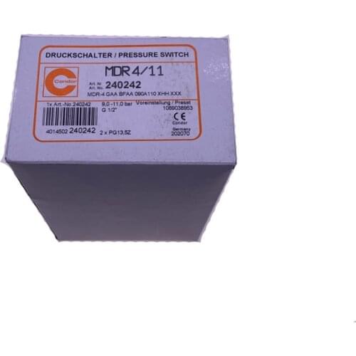 Free shipping genuine 1089038953(1089 0389 53) Condor MDR4/11 240242 pressure switch 500V 20A