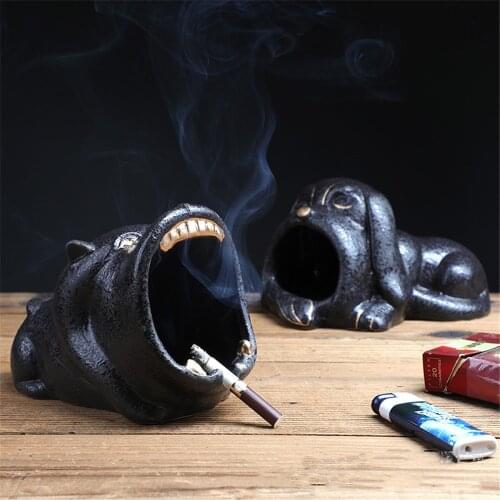 Large Capacity Animal Anti-Scalding Ceramic Craft Cute Cartoon Creative Office Home Decor Key Candy Container Gift For Boyfriend