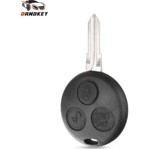 Dandkey Replacement Remote Key Shell Case For Mercedes Benz Key Smart Fortwo 450 Forfour Roadster Chiave 3 Buttons 1998-2006