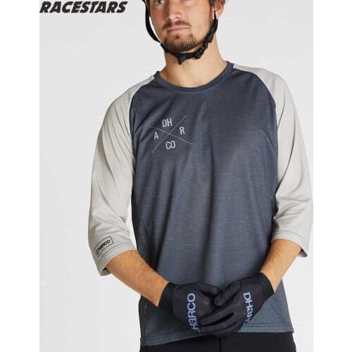 DHARCO 2021 Mens Downhill Jerseys Cross country Mountain Bike MTB Shirts Offroad DH Motorcycle Motocross Gear Cycling Jersey MX