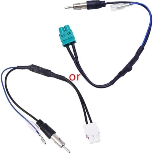 Dual FAKRA RF Radio Antenna Adapter Cable with Amplifier for RNS510/RCD510/310/Golf/MK5/MK6/Passat B6/B7/Tiguan