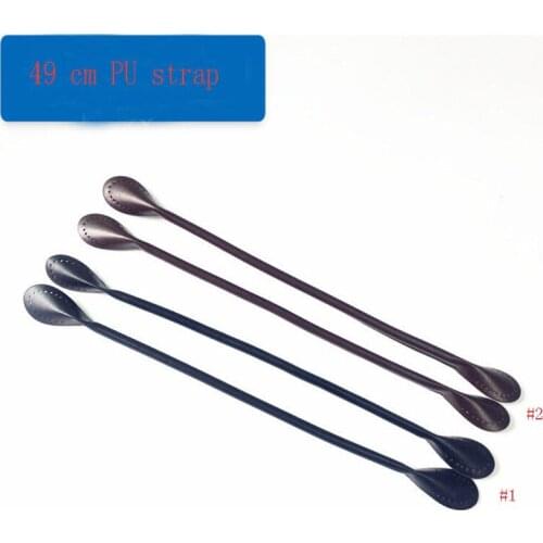 Hot 2pcs/pair 49cm Long Women Girls Detachable PU Leather Bag Strap Belt Handle Shoulder Bag Accessories Belt Handbag Band