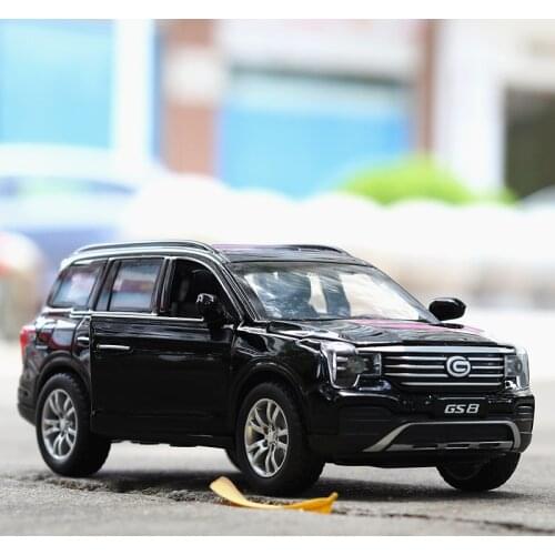 1:32 Diecasts & Toy Vehicles for Trumpchi GS8 Car Model with Sound&Light Collection Car Toys for Boy Children Gift Brinquedos