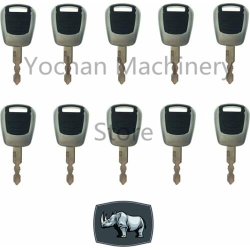10 Pcs R-9 Key For Hyundai New Excavator Loader Machine