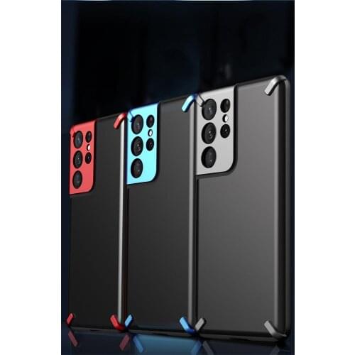 MeterMall for Samsung S21 Ultra Case Anti-drop Shockproof Simple Full-inclusive Protective Cover
