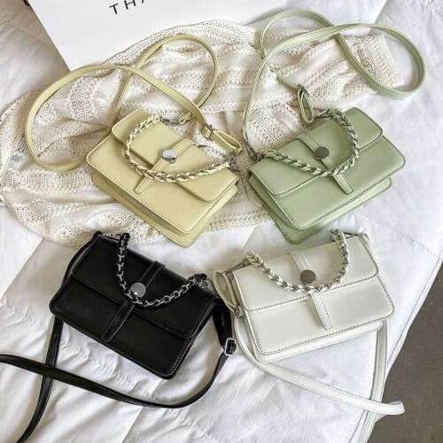 2021 Spring Summer New Womens Bag Cover Korean Temperament One Shoulder Small Square Bag Fashion Net Red Messenger Bag