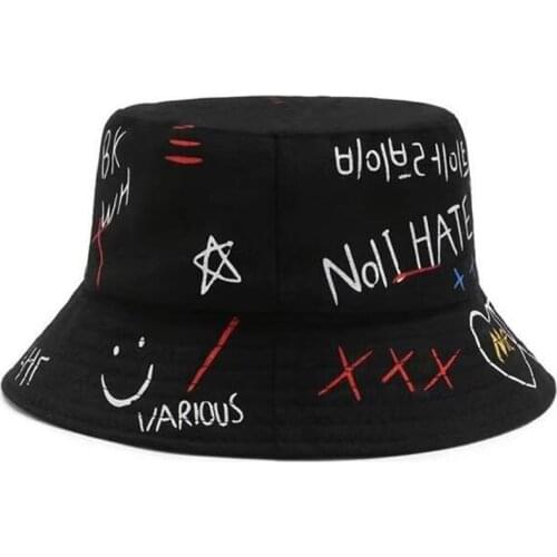 Hip Hop outdoor travel panama cap Sun caps for men Women Fashion summer cotton bucket hat dairy cow Striped print Fisherman Hats