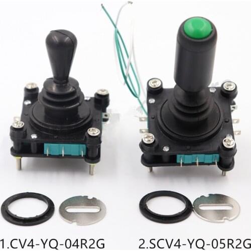 22mm SCV4-YQ-05R2G / SCV4-YQ-04R2G Cross Switch 4 Direction Main Switch Knob Button 360 Degree Momentary Monolever Switch
