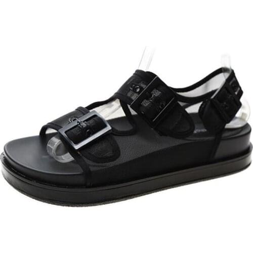 Shoes Woman Summer Sandals For Women Shoes Comfy Soft Women Sandals Retro Wedge Low Heels Shoes Thick Bottom Ladies Sandals