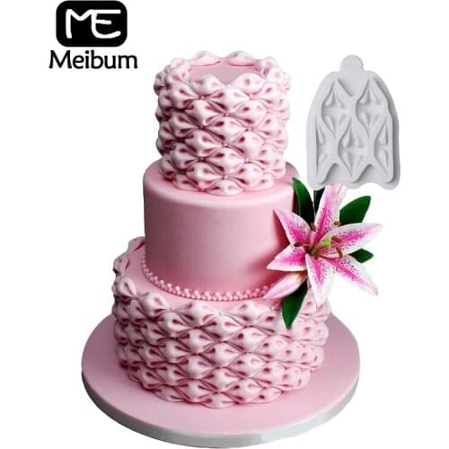Fabric Dessert Pastry Decorating Fondant Molds Chocolate Gumpaste Sugarcraft Baking Tools Silicone Cake Moulds
