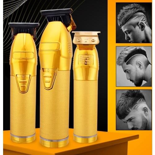 Hair Trimmer Professional Hair Clipper cordless outliner Beard Barber Shop Rechargeable Hair Cutting Machine can be zero gap