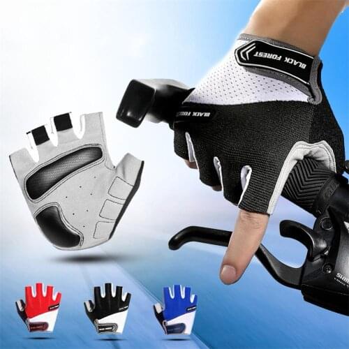 Cycling Gloves Half Finger Mens Womens Summer Sports Shockproof Bike Gloves GEL MTB Bicycle Gloves Guantes Ciclismo