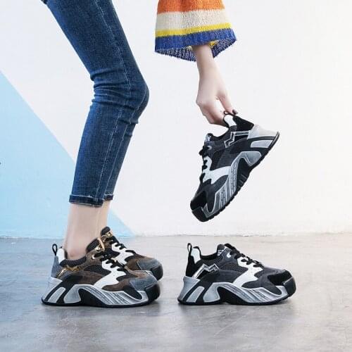 Women Shoes Casual Chunky Sneakers Luxury Shoes Women Designer Basket Femme Scarpe Donna Tenis Vulcanized Shoes Fashion V11-28