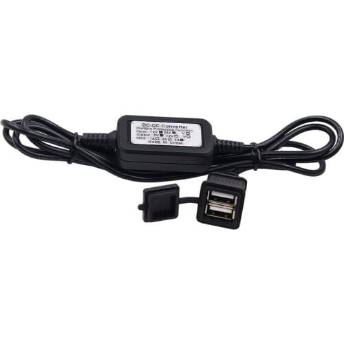 100Pcs/Lot 5V 2.1A 1A Waterproof Car Dual USB Car Charger Adapters & Sockets