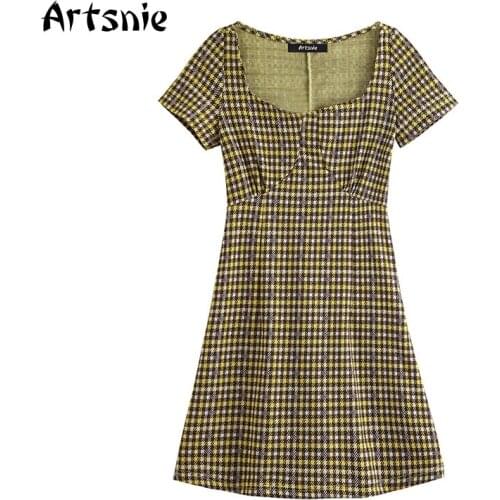 Модные платья-трапеции Artsnie China At AliExpress