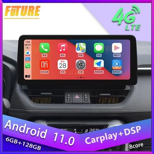 12.3 Inch Android 11.0 For Toyota RAV 4 RAV4 XA50 2018-2021 Car Radio Stereo 2 Din Multimedia Player GPS Navigation Head Unit