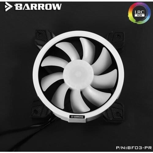 Barrow BF04-PR LRC2.0 12cm LED Fan for Radiator Aurora AURA 5v RGB 6Pin