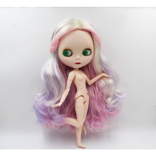Free Shipping colorful RBL-921 DIY Blyth doll fashion hair 4 big eyes man body 1/6 BJD special price boy toy girl birthday gift