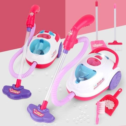 Childrens Toy Simulation Cleaner Vacuum Broom Cleaning Tool Pretending To Do Housework Play House Early Education Cleaning Toy