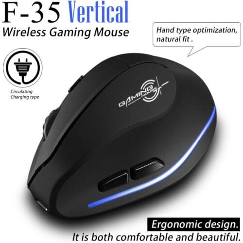 2.4GHz Ergonomic Wireless Vertical Optical Mouse For PC Laptop Computer +USB