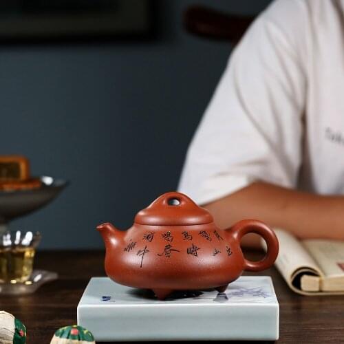 320cc Chinese Yixing Teapot QingshuiNi Clay Handmade Hantang Shipiao Tea Pot