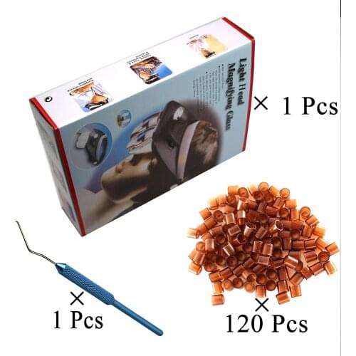 1SET Beekeeping Queen Rearing Kit System Light Head Magnifying Glass Stainless Steel Grafting Larvae Pin Brown Cell Plastic