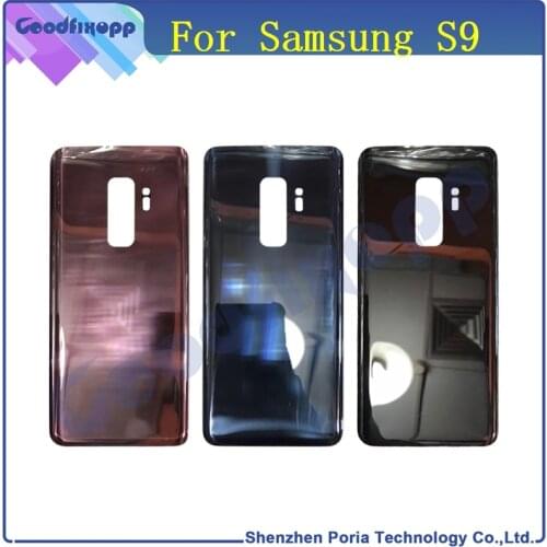 Phone Housing For Samsung Galaxy S9 G960 G960F Rear Battery Back Door Cover Housing For Samsung Galaxy S9 Case S9 Glass Cover