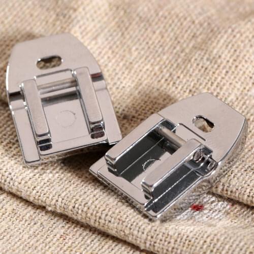 1Pc Domestic Sewing Machine Invisible Zipper Foot Concealed Snap on Stitch Presser Foot Feet for Brother Janome Singer 23*15mm
