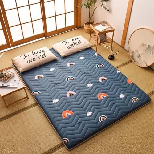 Tatami Mattress Folding Floor Mat Bedroom Soft Comfortable Bed Mattress Student Dormitory Mats King Queen Twin Full Size